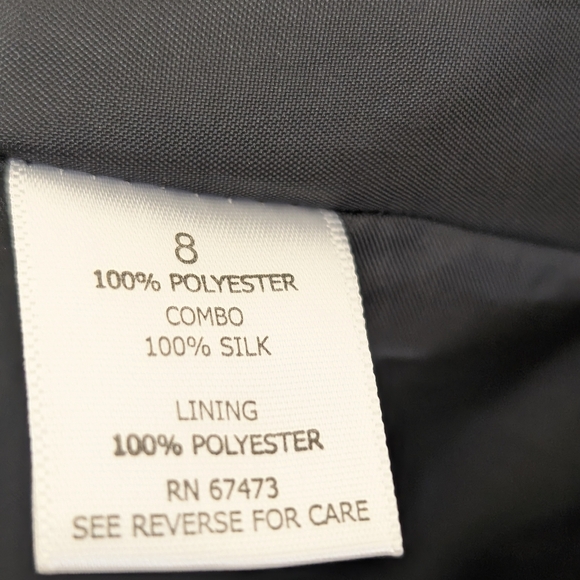 Taylor Stripe Silk Blend Strappy Cocktail Mini Dress NEW! - Picture 8 of 8